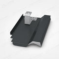 PV-Blechziegel Walther W6V in Ziegelrot mit Dachhaken
