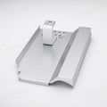 PV-Blechziegel Wienerberger ALEGRA 15 in Aluminium blank mit Dachhaken