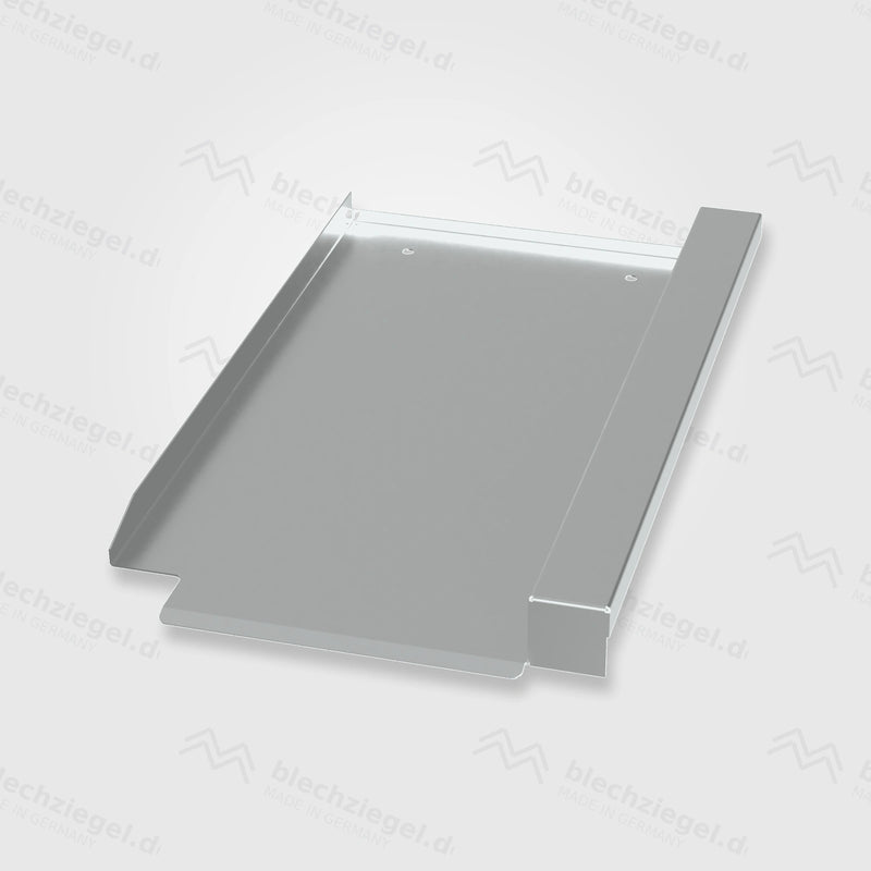 PV-Blechziegel Wienerberger MONDO 15 in Aluminium blank ohne Dachhaken