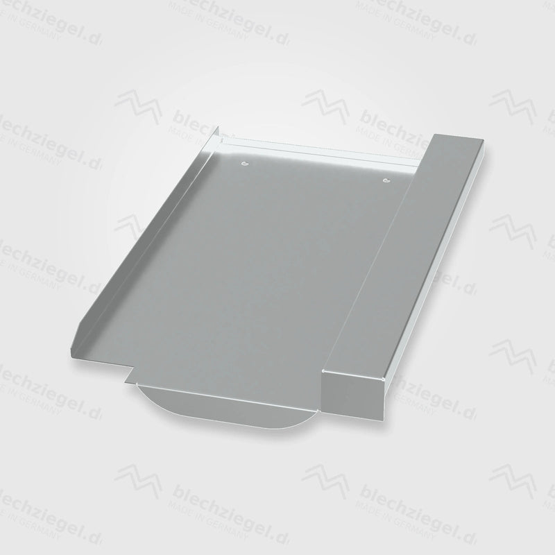PV-Blechziegel Ziegelwerk Ludwigsburg Z11 in Aluminium blank ohne Dachhaken